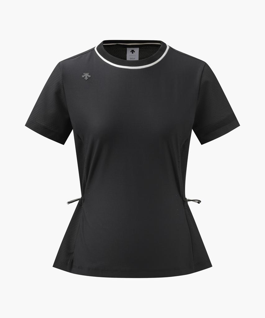 DESCENTE GOLF Women'S Airhole Woven Hybrid T-Shirt Dr22Wfns41