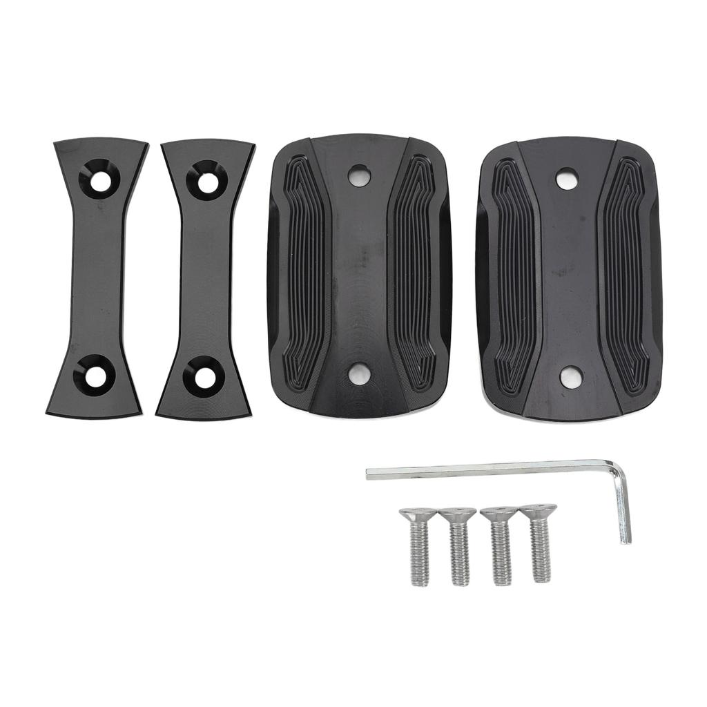 Pair of Motorcycle Brake Fluid Reservoir Cap Aluminium Alloy for XMAX 300 125 250 2017-2023