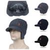 Thickened Knitted Hat Warm Windproof Ski Beanie Hat Fashion Winter Hat  Birthday Gift