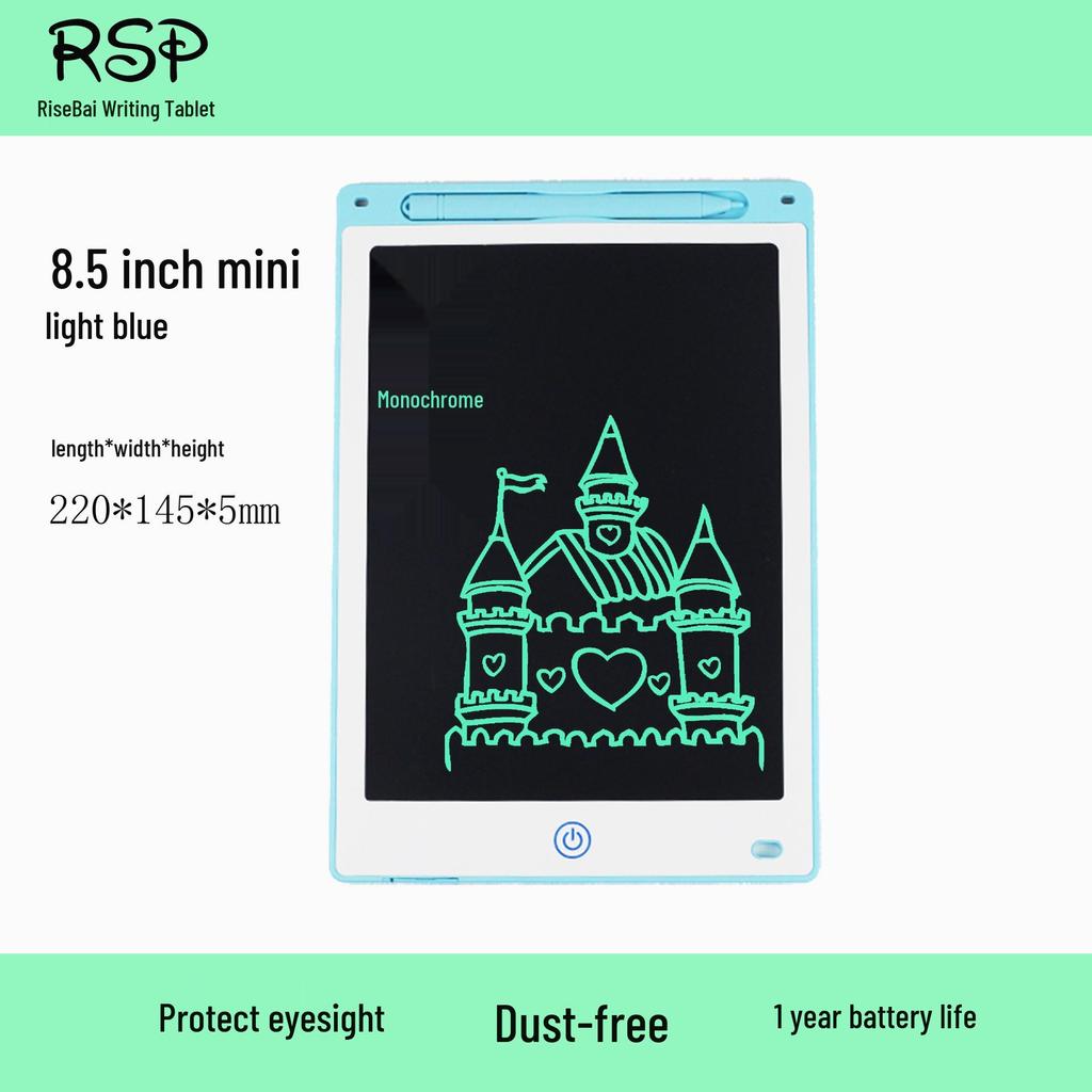 White LCD Drawing Board for Kids - 8.5", 10", 12" Educational Handwriting & Art Toy