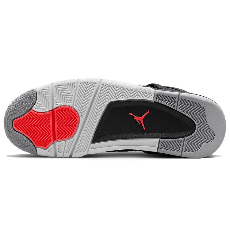Air Jordan 4 Retro Infrared Unisex Sneakers Grey Dark-Grey Infrared-23 DH6927-061