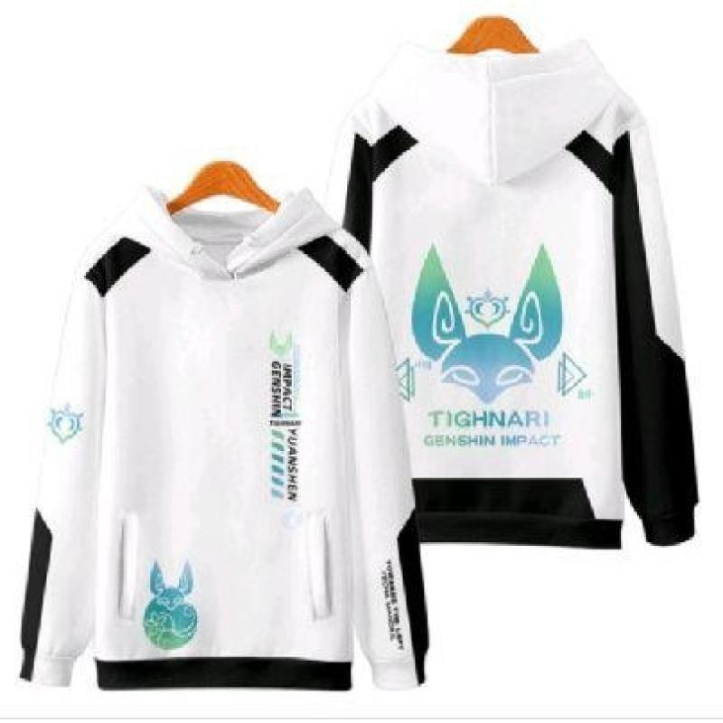 Толстовки с капюшоном Game Genshin Impact Kamiri Ayahua, толстовки с 3D принтом для мальчиков и девочек, детские модные пуловеры с героями мультфильмов, пальто