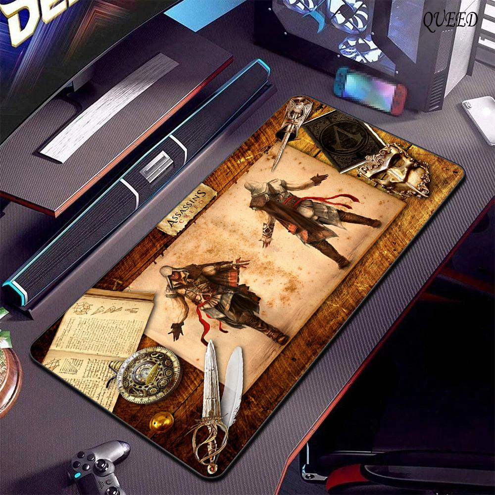 900x400 Большой Коврик для Мыши A-Assassin S -Creed Игровой Коврик для Мыши Speed Настольный Коврик Игровые Коврики для Ноутбука Для Офиса Ковер Настольные Аксессуары