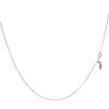 Platinum Chain Necklace Pt850 Snake Width Maximum 45cm Length Adjustable [Lara Christie] 0.7mm Approx. 3.4g Lc97-0023