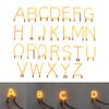 Английская буква нить накаливания COB светодиодная нить накаливания DC3V свеча Эдисона желтые диоды свет для вечеринки декоративные аксессуары DIY