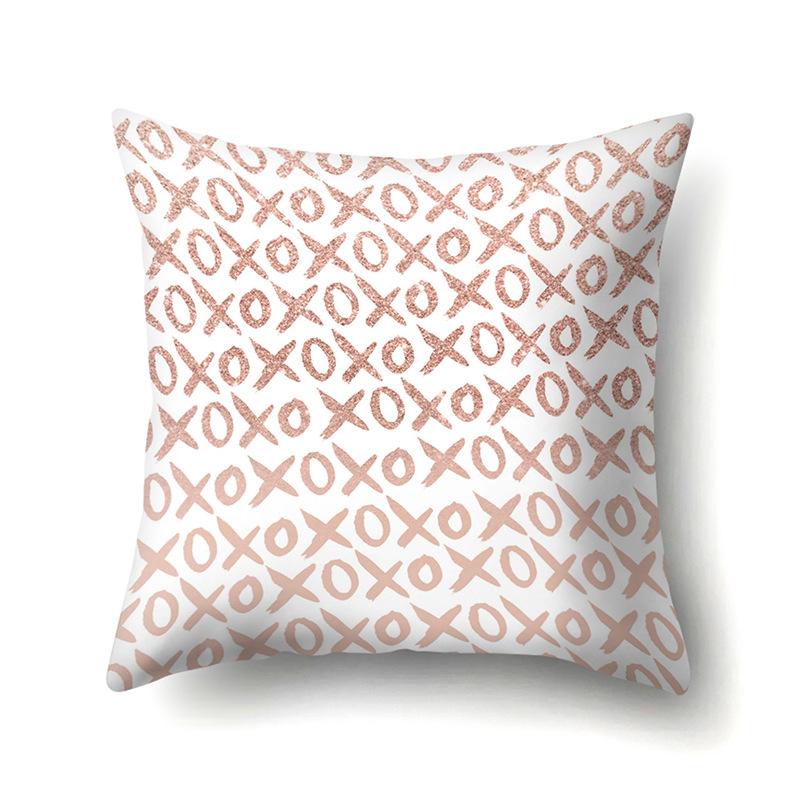 Polyester Pillowcase Automobile Decoration Home Printed Pillowcase Car Cushion Cover Bedside Pillowcase