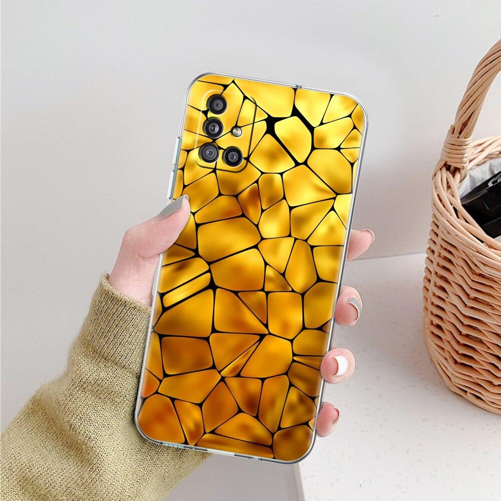Чехол для телефона Ace Of Diamonds In Gold Art для Samsung Galaxy A51 A71 A21S A12 A11 A31 A41 A52 A32 5G A72 A01 A02S, мягкий прозрачный чехол