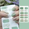 1Pcs Nail Art Stickers Self-Adhesive Fingernail Wraps Full Cover Decal Manicure