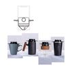 Coffee Filter Portable Stainless Steel Drip Coffee Tea Holder Funnel Baskets Reusable Tea Infuser and Stand Coffee Dripper