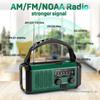 Solar-Powered Hand-Crank Radio & Flashlight (International Sales Only)