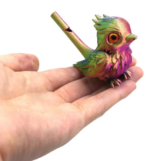 Bird Whistle for Kids Adults Bird-Shaped Water Whistle 3D Printed Colorful Bird Whistle Toy Gift for Boys Girls Birthdays Parties