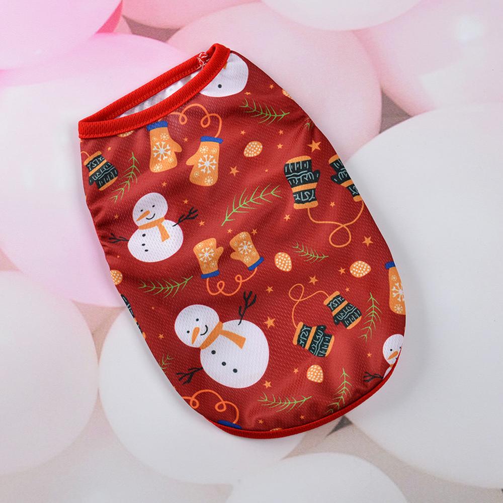 Christmas Dog Clothes Cotton Pet Clothing Hoodies For Small Dogs Cats Vest Shirt Puppy Dog Costume Kitten Outfit Dogs Gift