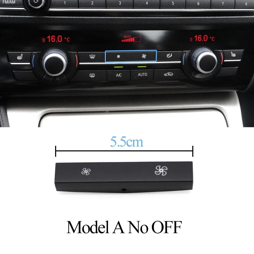 Upgraded Air Conditioner Heater Climate Fan Wind Volume Control AC Button Cover For BMW 5GT 5 6 7 Series F10 F11 F01 F02 F06 F12