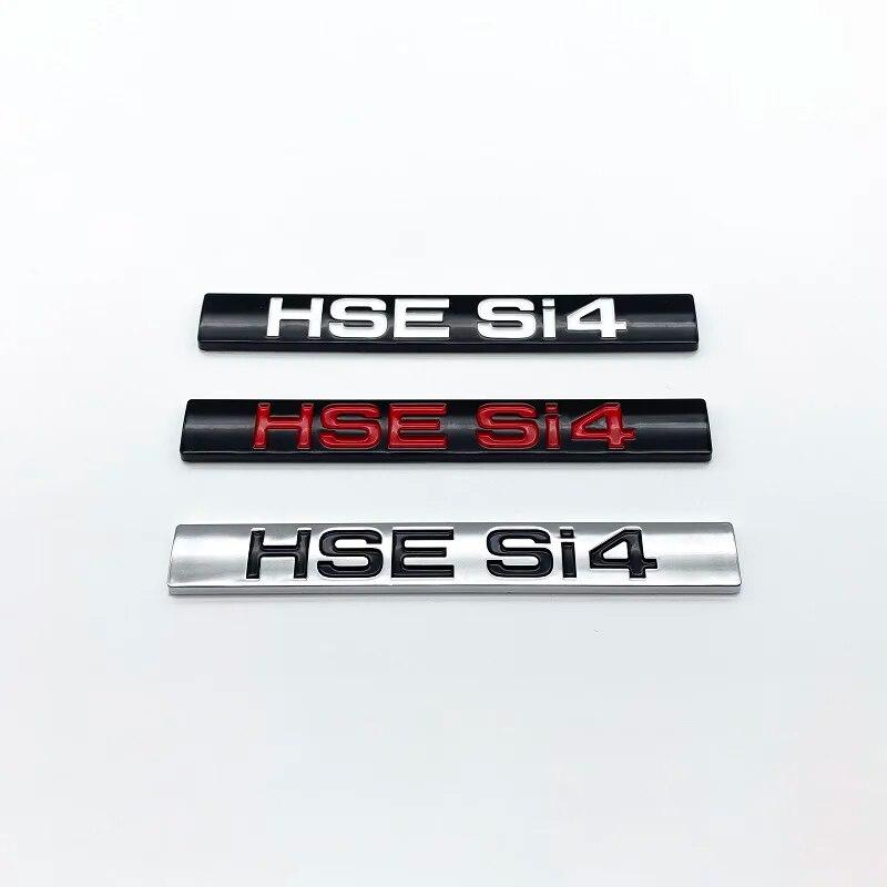 3D ABS буквы HSE Si4 Edition эмблема для Range Rover, значок багажника автомобиля, наклейка с логотипом, хром, серебристый, черный, красный