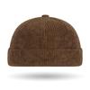 Northwood All Seaosns Solid Color Coarse Corduroy Melon Skin Hat Street Retro Tang Hat Trendy Hip Hop Japanese Striped Velvet Landlord Hat
