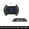 1/2/4/8 Pcs Solar Wall Light 2/8LED Waterproof Outdoor Garden Decoration Solar Light Wall Stair Aisle Wall Light Yard Luminous Wall Washer