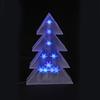 Sapin Lumineux - Marque - 40 Cm - 10 LED - Couleur : Blanc Bleu