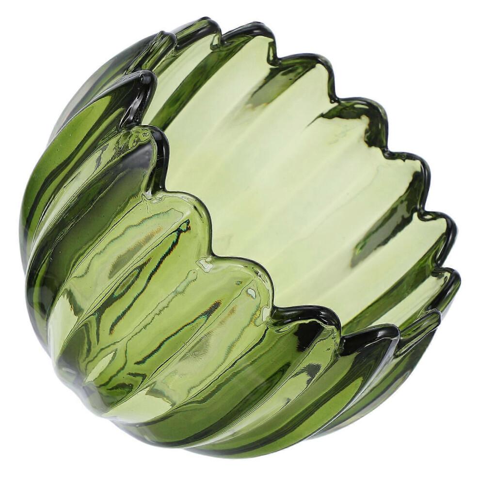 Handcrafted Green Pumpkin Glass Pendant Lamp Shade – Small Artistic Design for Bedroom, Kitchen, Hallway & Bathroom – Decor Accent