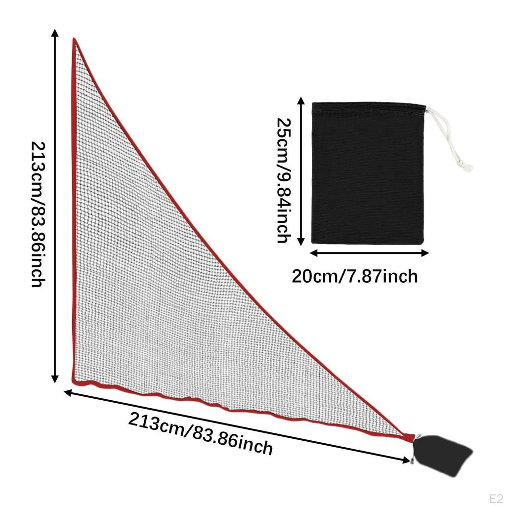 Сетка для тренировки гольфа Сетка для ударов 7x7 футов Мишень Многофункциональный боковой барьер Практика для