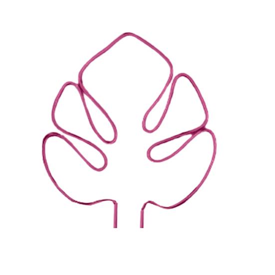 Подставка для растений в форме монстеры, нержавеющая, устойчивая к коррозии, простая установка, опора для горшечных растений, опорная стойка в форме цветка, опорная свая