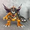 2 типа 19 см Аниме Digimon Adventure Фигурка Синий Металл Греймон Фигурки Действия ПВХ Статуя Коллекционная Модель Игрушки Подарки