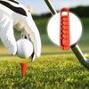 2 шт. Инструмент для измерения высоты мишени для гольфа со шкалой Компактный дизайн Портативный точный инструмент для измерения высоты мишени для гольфа Простой в использовании аксессуар для тренировок по гольфу