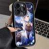 Чехол для телефона iPhone 17 Air 16E 15 16 Pro Max Genshin Impact Ganyu Чехол 14 Plus 13 12 Mini Мягкий Силиконовый Fundas
