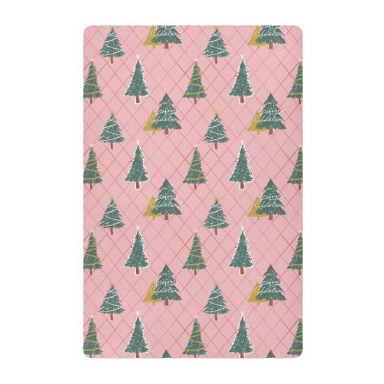 Рождественская простыня на матрас для детской кроватки Дед Мороз Рождественский носок Натяжная простыня для детской кроватки Чехол на матрас для детской кроватки с рождественской елкой для мальчиков и девочек Декор для детской кроватки