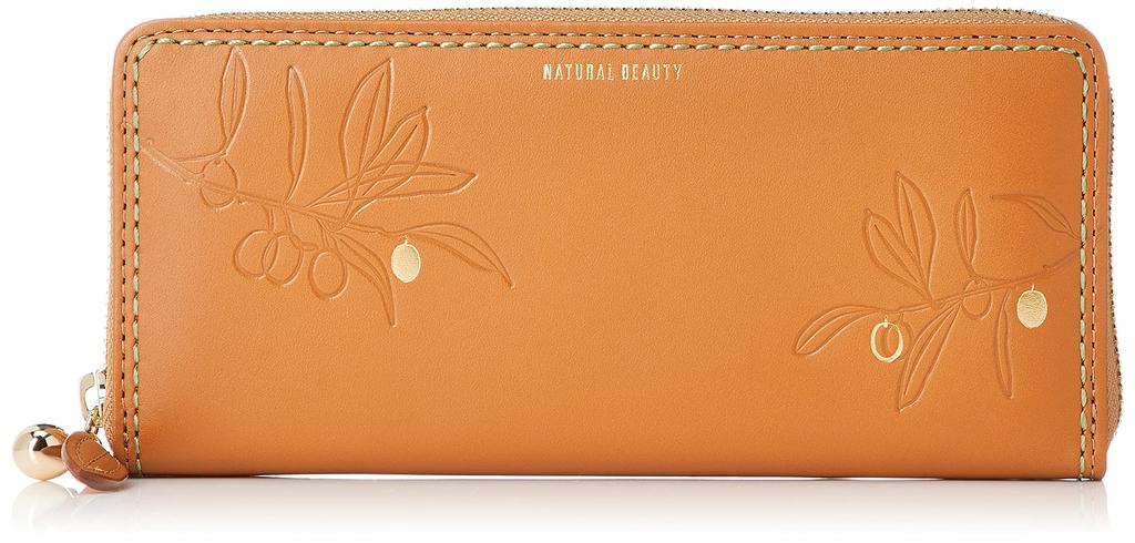 Женский круглый длинный кошелек Natural Beauty Athena, цвет верблюда