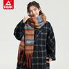 PEAK Autumn Winter Plaid Tassel Scarf