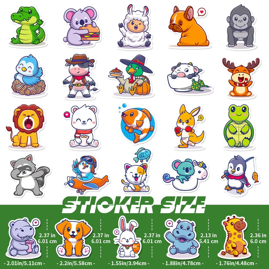 50Pcs New Stickers Cute Stickers Notebook Mobile Phone Stickers