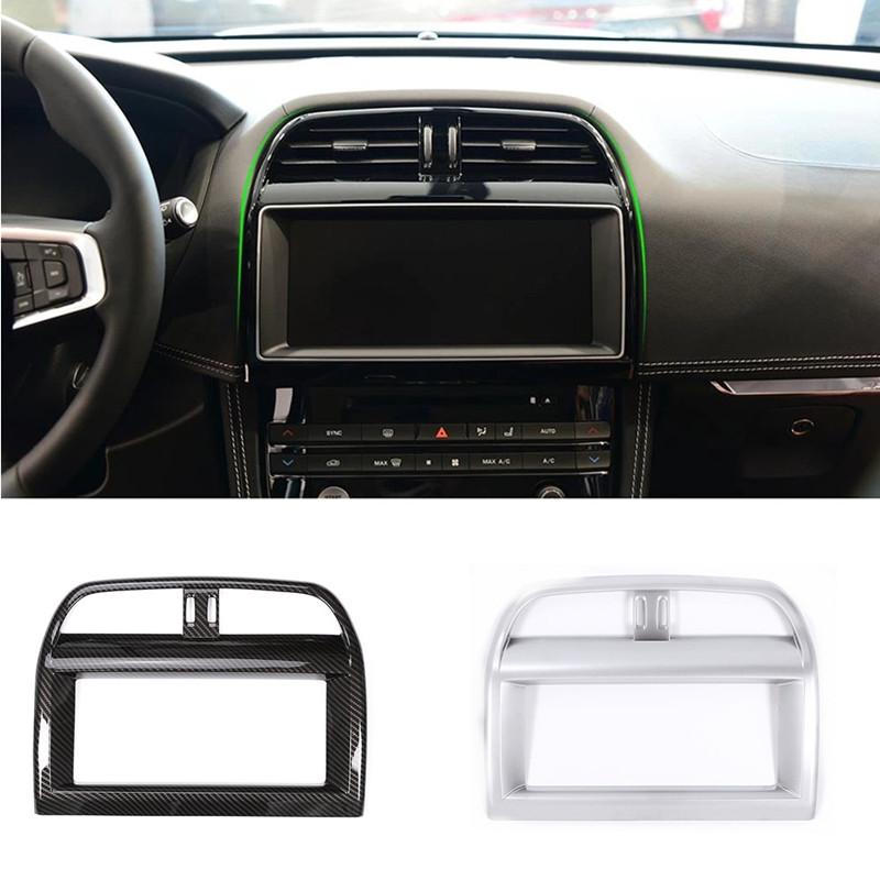 ABS салон автомобиля навигационный экран рамка отделка подходит для Jaguar XE XEL F-Pace f Pace X761 2018 Авто