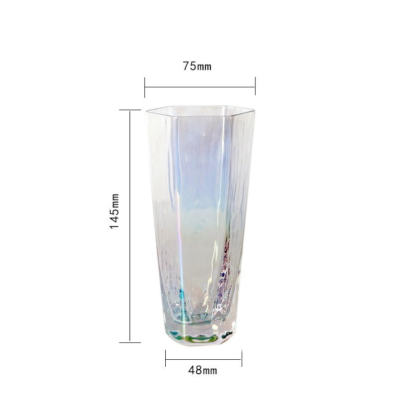 Креативное цветное персонализированное стекло, стекло для сока, стекло для воды, прозрачное стекло, большая емкость