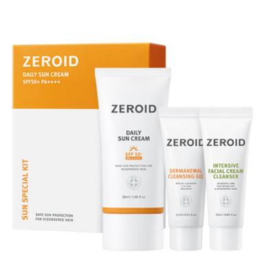 Набор ежедневного солнцезащитного крема SPF50+ PA++++ – Солнцезащитный крем 50 мл + Мягкие очищающие средства в дорожном формате