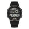 Ae 1000w 1avdf  Ae 1000w 1a  Цифровые спортивные часы Soldier World Time Мужские уретановые часы
