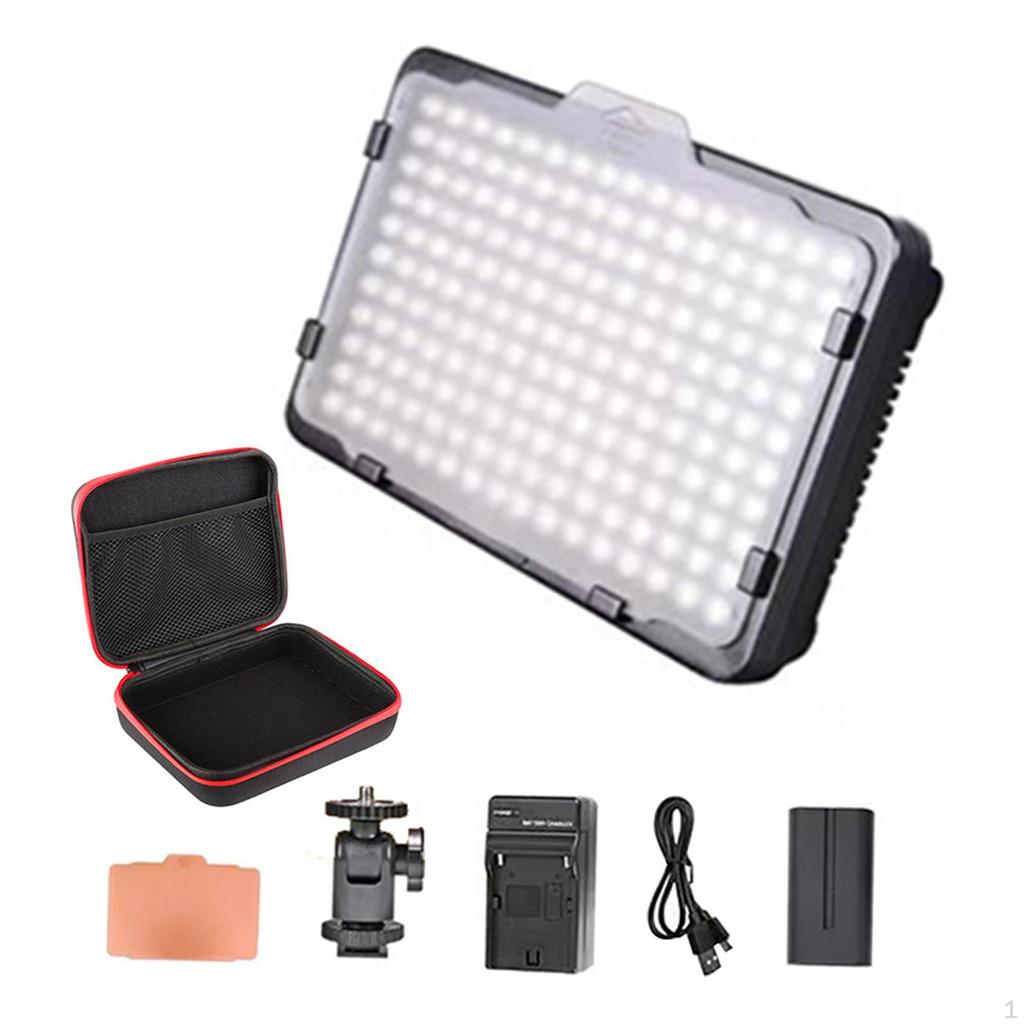 Светильник для камеры DSLR Видео Яркий Портативный Заполняющий Светильник для Видеоблога Макияж Настольная Видеокамера
