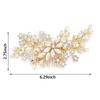 Vintage Bridal Insert Comb Rhinestone Headpiece Trendy Wedding Party Hair Clip  for Women