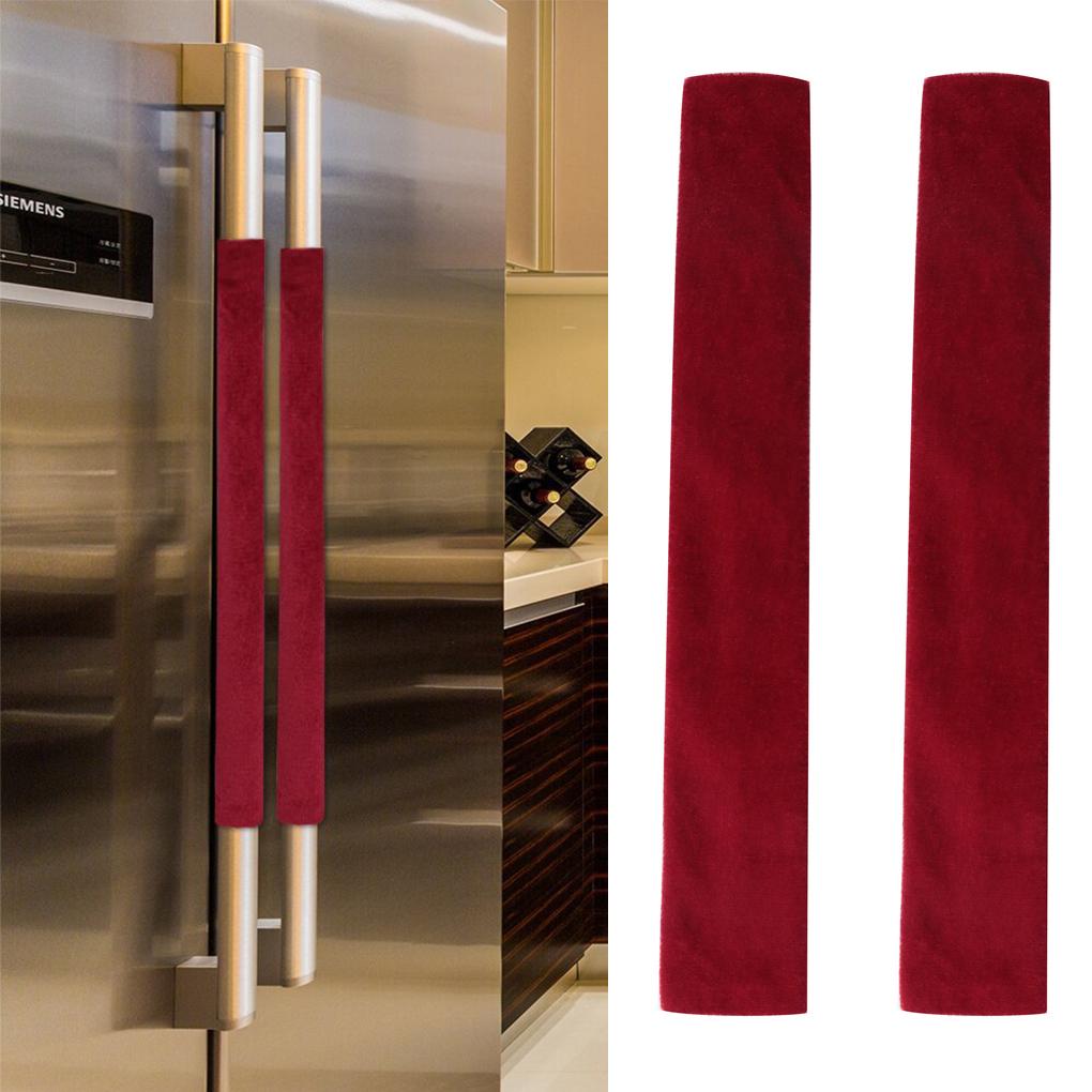 Упаковка из 2 чехлов для ручек дверей холодильников, кухонных приборов, микроволновых печей, перчаток с защитой от отпечатков пальцев, аксессуаров для ресторанов и кафе