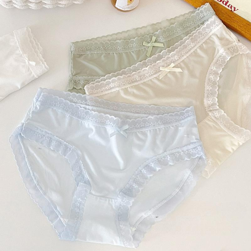 Bare Sense Ice Silk женские трусики тонкие быстросохнущие дышащие трусики средней талии для девочек Sweet Pure Desire, приятные для кожи бесшовные трусики лето