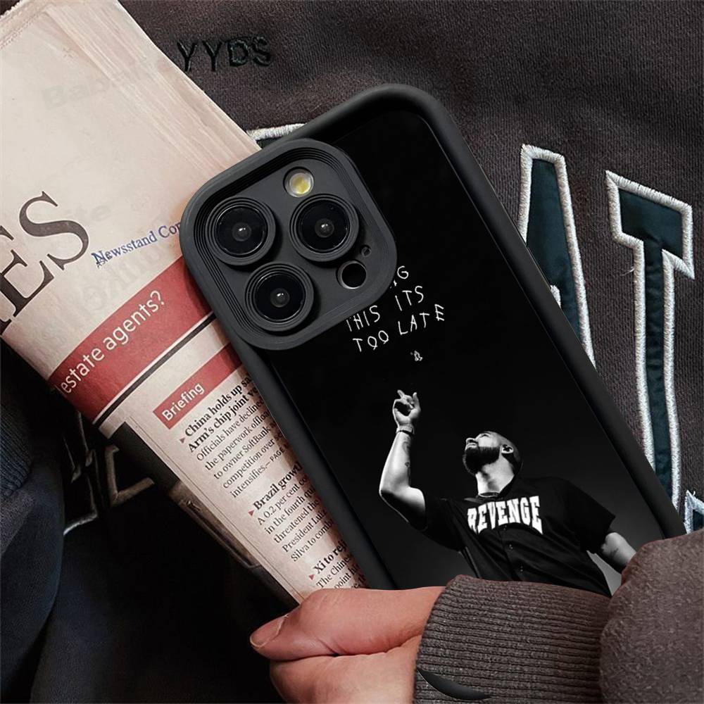 Чехол для телефона певца-рэпера D-Drake для IPhone 16 Plus 15 11 14 12 13 17 Pro Max Ударопрочный мягкий чехол