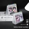 Прозрачный настольный календарь-альбом для карточек Polaroid 3 дюйма - На кольцах, Утолщенный, Дизайн с грибовидными отверстиями