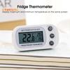 2 шт., цифровой термометр для холодильника с ЖК-дисплеем, максимальная/минимальная запись по Цельсию и Фаренгейту, термометр для холодильника с крючком, кухонные аксессуары