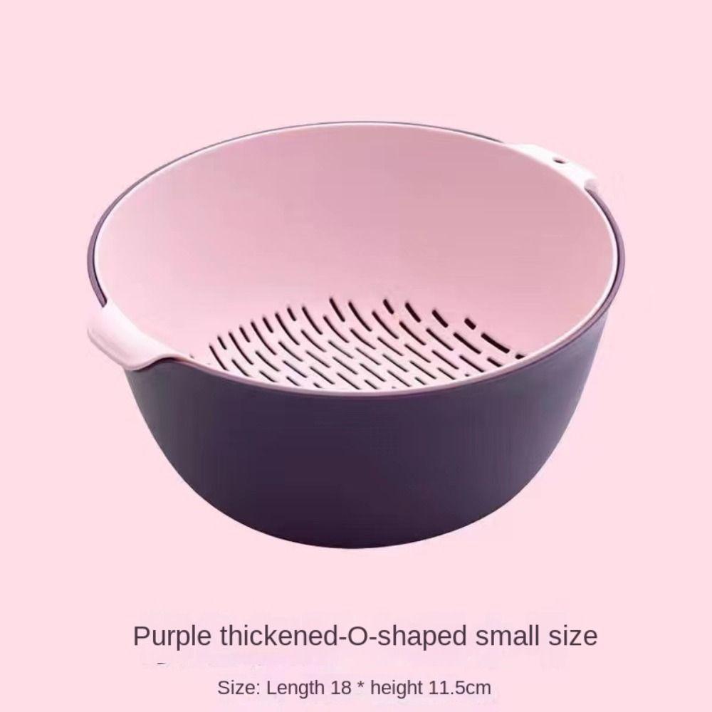 Drainer Plastic Drain Basket Vegetable Cleaning Tool Washing Storage Basket Kitchen