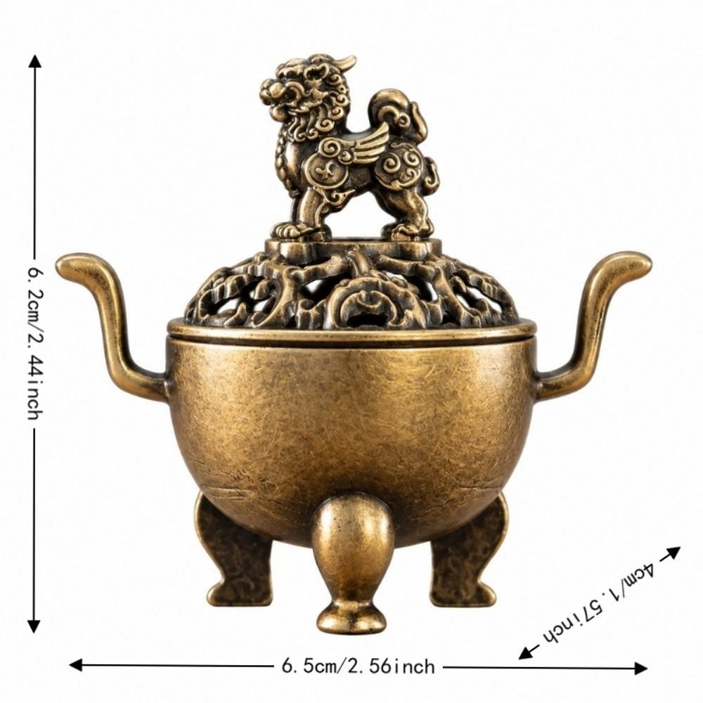 Animal Figurine Incense Holder Alloy Aromatherapy Tool Creative Incense Burner  Home Decoration