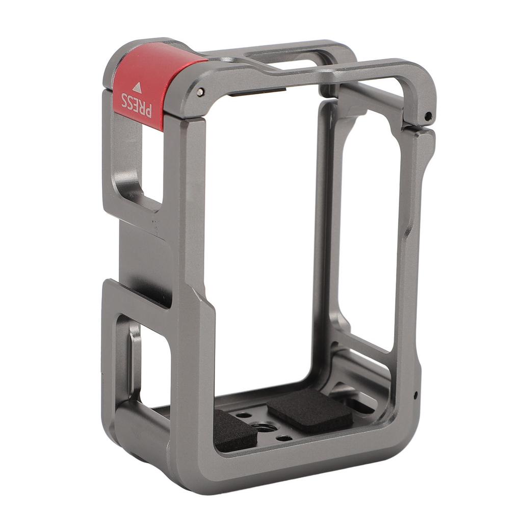 Action Camera Cage with Magnetic Base Anti Slip Pad Easy Disassembly Aluminum Alloy Protective Frame