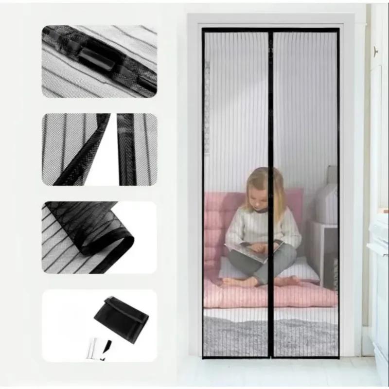 Москитная сетка Москитная сетка для оконных занавесок Flipper Zero Magnetic Door Net Insect Screen Ecoflow Curtains Cover Home Garden