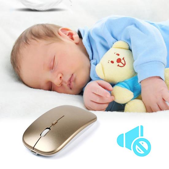 Универсальная ультратонкая перезаряжаемая бесшумная беспроводная мышь для ноутбуков и ПК