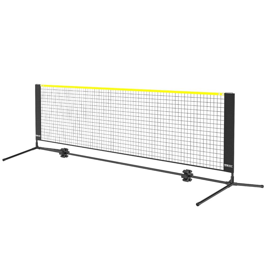 Badminton Net, Height Adjustable Volleyball Net, 10ft Wide Foldable Pickleball Net, Portable Easy Setup Tennis Net Set with Poles, Stand and Carry
