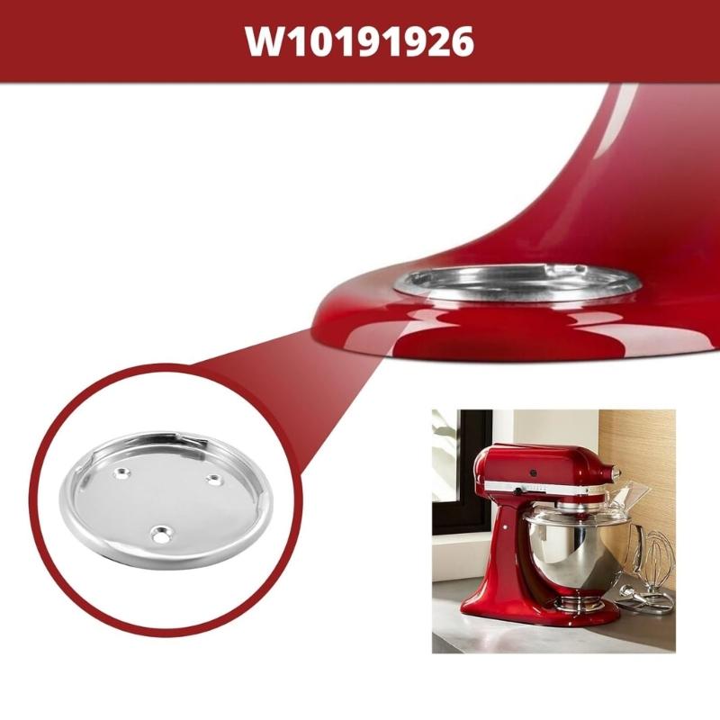 1/2Pcs Replacement Screw Cap Base Plate W10191926 Clamping Plate for Mixer Bowls Accessories Easy to Installation