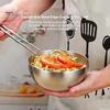 Stainless Steel Korean Salad Bowl Safe Modern Rounded Edge Smooth Surface Stain-resistant Salad Bowl